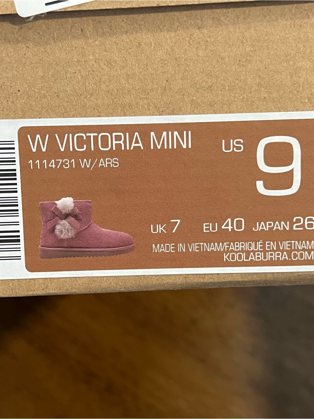 Koolaburra Pink Suede Pom-Trim Victoria Mini Boots